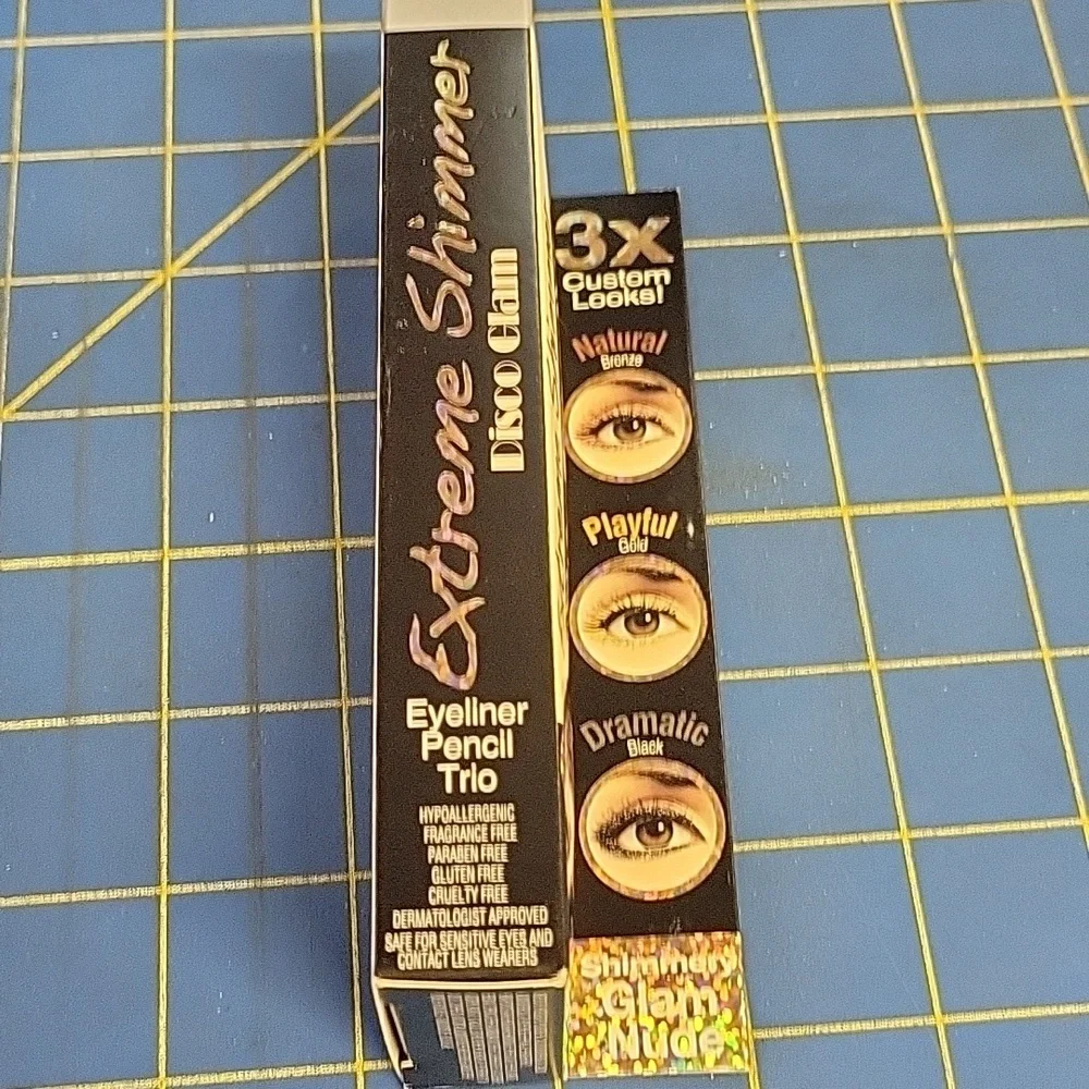 Physicians Formula Extreme Shimmery Glam Nude Eyeliner Pencil + Smudger Trio Set